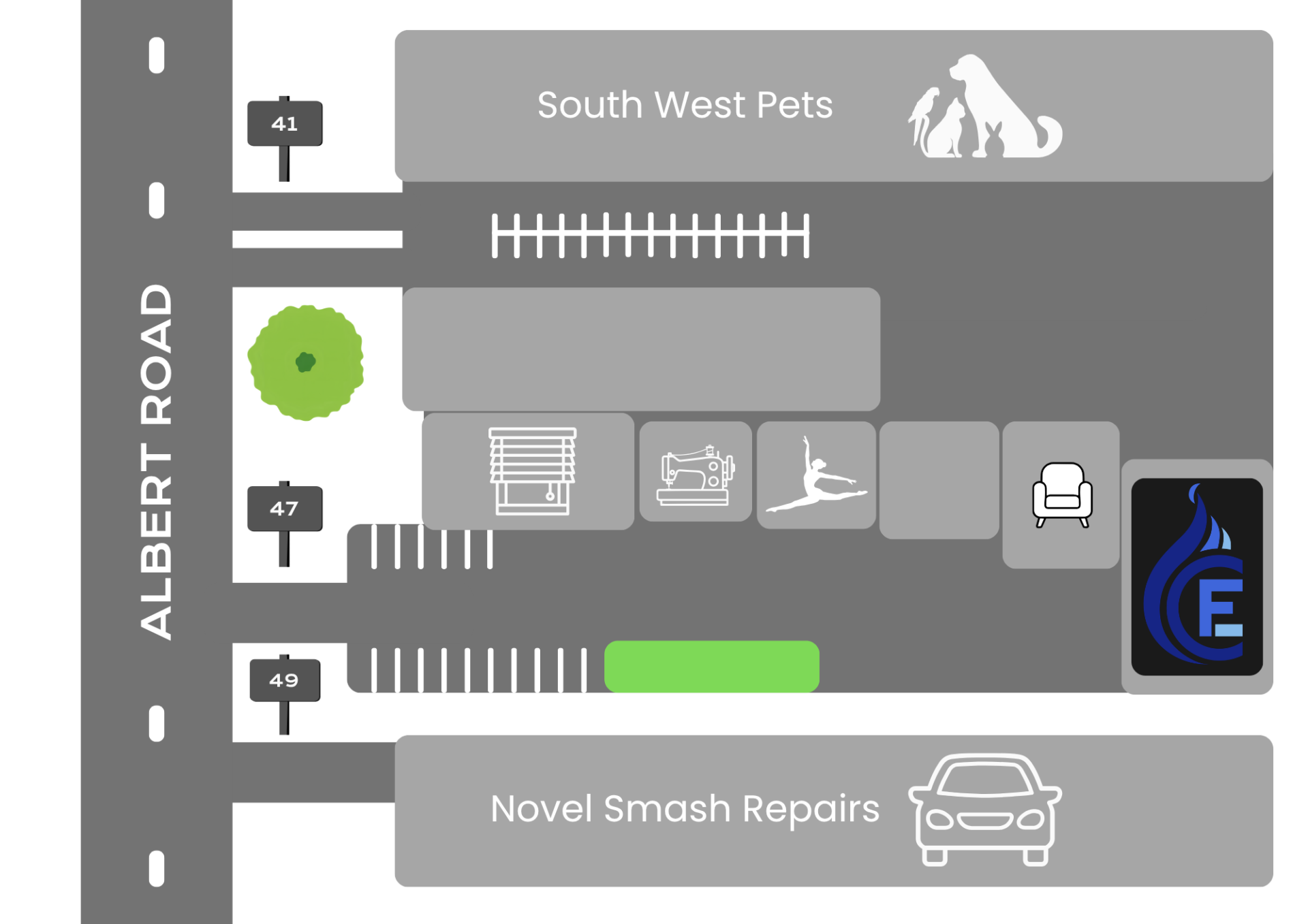 Crossfit Exemplar Gym Location Map